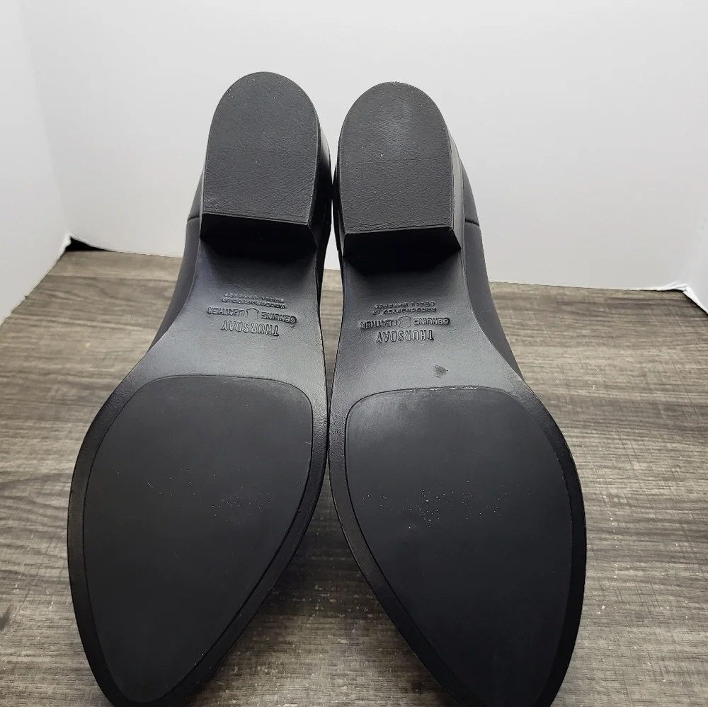 Thursday Boot Co Dreamer Bootie Black Women's 10.5 Leather EUC